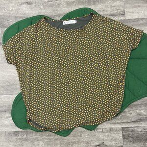 Fighting Eel Hawaii Womens XS Slate Sprinkle Dolman Top Blouse